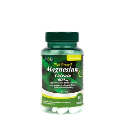 МАГНЕЗИЕВ ЦИТРАТ таблетки 200 мг. 90 броя / HOLLAND & BARRETT MAGNESIUM CITRATE