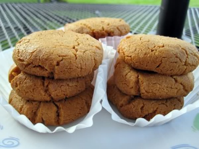 Бисквити с фъстъчено масло