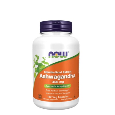 НАУ ФУДС АШВАГАНДА капсули 450 мг. 180 броя / NOW FOODS ASHWAGANDHA EXTRACT