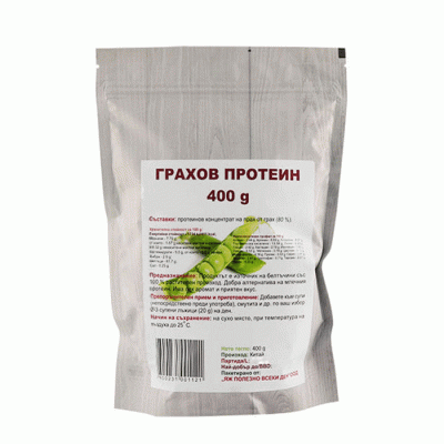ГРАХОВ ПРОТЕИН 400 гр. / EAT HEALTHY PEA PROTEIN
