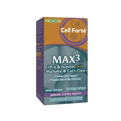 СЕЛ ФОРТЕ МАКС 3 капсули 705 мг. 120 броя / NATURE'S WAY CELL FORTE MAX 3 IP - 6 AND INOSITOL WITH MAITAKE AND CATS CLAW