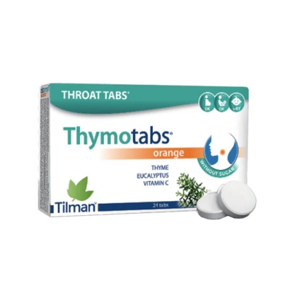 ТИМОТАБС ОРИНДЖ таблетки за смучене 24 броя / TILMAN THYMOTABS ORANGE 