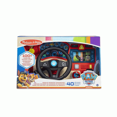 ДЪРВЕНО ТАБЛО С ВОЛАН ПЕС ПАТРУЛ МЕЛИСА ЕНД ДЪГ 33275 / MELISSA & DOUG PAW PATROL RESCUE MISSION WOODEN DASHBOARD