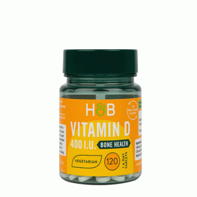 ВИТАМИН D3 таблетки 10 мкг. / 400 IU 120 броя / HOLLAND & BARRETT VITAMIN D3