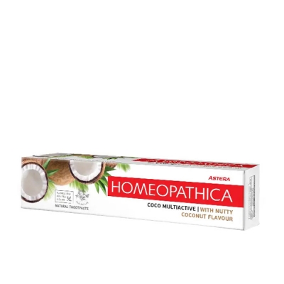 ХОМЕОПАТИЧНА ПАСТА ЗА ЗЪБИ АСТЕРА С КОКОС 75 мл. / ASTERA HOMEOPATHICA TOOTHPASTE WITH COCONUT FLAVOUR