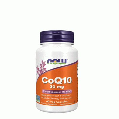 НАУ ФУДС КОЕНЗИМ Q10 капсули 30 мг. 60 броя / NOW FOODS COQ10 ( COENZYME Q 10 )