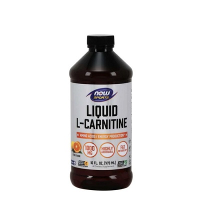 НАУ ФУДС L-КАРНИТИН ЦИТРУС течна формула 1000 мг. 473 мл. / NOW FOODS LIQUID L-CARNITINE CITRUS