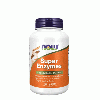 НАУ ФУДС СУПЕР ЕНЗИМИ таблетки 180 броя / NOW FOODS SUPER ENZYMES