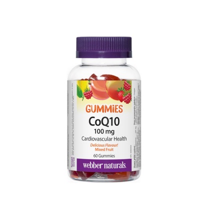 КОЕНЗИМ Q10 ГЪМИ 100 мг. 60 броя / WEBBER NATURALS COENZYME Q10 GUMMIES