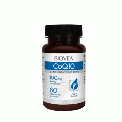 БИОВЕА Co Q10 софтгел капсули 100 мг. 60 броя / BIOVEA Co Q10