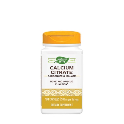 КАЛЦИЕВ ЦИТРАТ капсули 250 мг. 100 броя /  NATURE'S WAY CALCIUM CITRATE