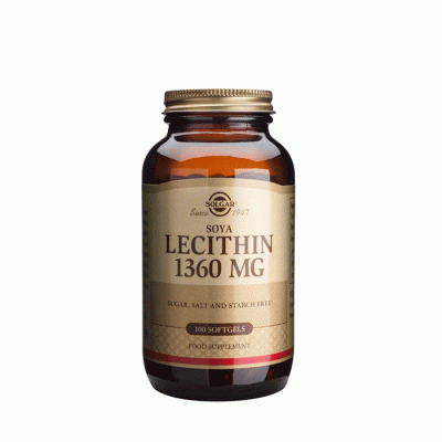 СОЛГАР ЛЕЦИТИН капсули 1360 мг. 100 броя / SOLGAR LECITHIN