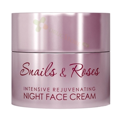  АКТИВЕН ПОДМЛАДЯВАЩ НОЩЕН КРЕМ ЗА ЛИЦЕ 50 мл / REVIVE SNAILS & ROSES INTENSIVE REJUVENATING NIGHT FACE CREAM 