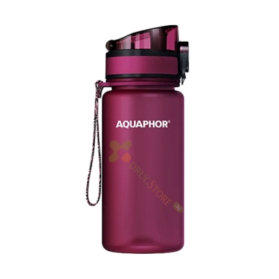 АКВАФОР СИТИ ФИЛТРИРАЩА БУТИЛКА РУБИ 350 мл / AQUAPHOR CITY FILTER BOTTLE RUBY 350 ml