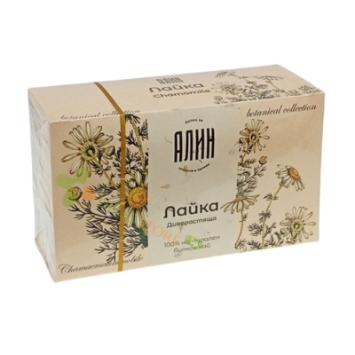 АЛИН ЧАЙ ЛАЙКА филтър 20 броя / ALIN CHAMOMILE TEA filter bags 