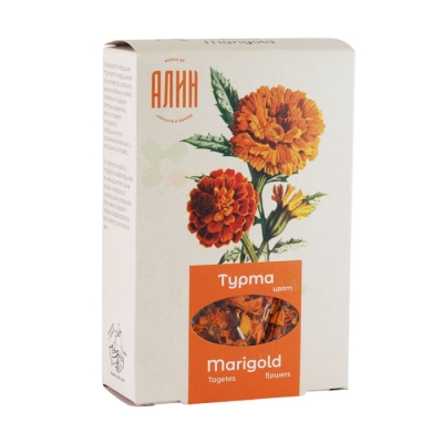 АЛИН ЧАЙ ТУРТА ЦВЯТ 40 г / ALIN TEA FLORES TAGETES