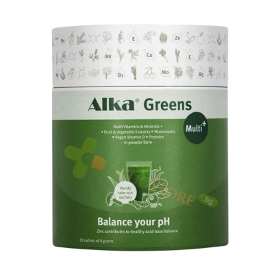 АЛКА ГРИЙНС МУЛТИ+ саше 30 броя / ALKA GREENS MULTI+