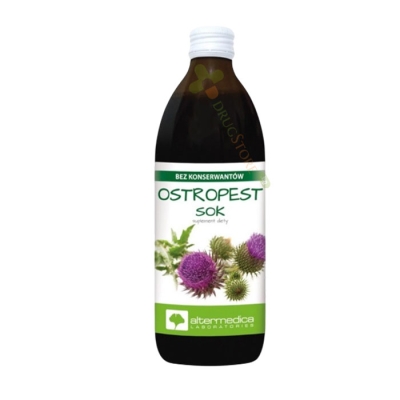 АЛТЕР МЕДИКА БЯЛ ТРЪН + ВИТАМИН C сок 500 мл / ALTER MEDICA WHITE THISTLE + VITAMIN C 