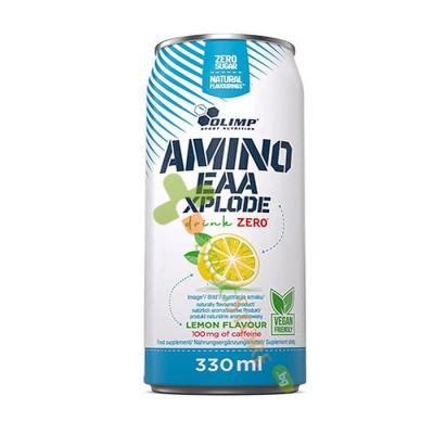 АМИНО ЕАА ЕКСПЛОУД ДРИНК ЗЕРО ЛИМОН 330 мл / OLIMP SPORT NUTRITION AMINO EAA XPLODE DRINK ZERO LEMON