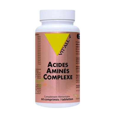 АМИНОКИСЕЛИНИ КОМПЛЕКС таблетки 60 броя / VIT`ALL+ AMINO ACID COMPLEX 