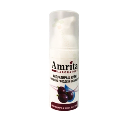 АМРИТА ХИДРАТИРАЩ КРЕМ ЗА ЛИЦЕ С ЧЕРВЕНО ГРОЗДЕ И ШЕА 30 мл / AMRITA MOISTURIZING FACE CREAM WITH RED GRAPES AND SHEA BUTTER 