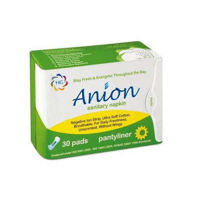 ДАМСКИ ПРЕВРЪЗКИ ЕЖЕДНЕВНИ 30 броя / ANION SANITARY NAPKINS PANTYLINER EVERYDAY