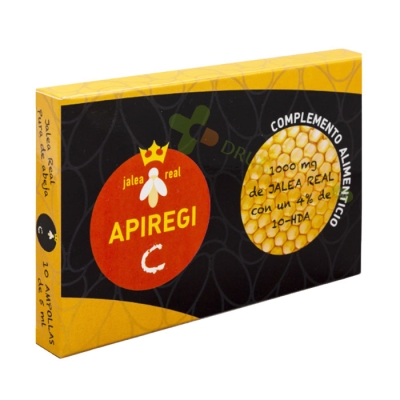 АПИРЕГИ C ПЧЕЛНО МЛЕЧИЦЕ ампули 10 броя / ARTESANIA AGRICOLA APIREGI C ROYAL JELLY ampoules