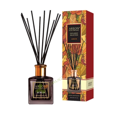 АРЕОН АРОМАТИЗАТОР ИЗКЛЮЧИТЕЛНА СЕЛЕКЦИЯ AURUM 150 мл / AREON REED DIFFUSER EXCLUSIVE SELECTION AURUM