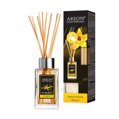 АРЕОН АРОМАТИЗАТОР ЛУКС VANILLA BLACK 85 мл / AREON REED DIFFUSER LUX VANILLA BLACK 