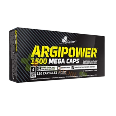 АРГИ ПАУЪР 1500 МЕГА КАПС капсули 120 броя / OLIMP SPORT NUTRITION ARGIPOWER 1500 MEGA CAPS