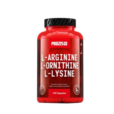 ПРОЗИС L - АРГИНИН, L - ОРНИТИН, L - ЛИЗИН капсули 120 броя / PROZIS L - ARGININE, L - ORNITHINE, L - LYSINE
