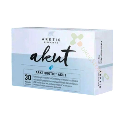 АРКТИС БИОФАРМА АРКТИБИОТИК АКУТ капсули 30 броя / ARKTIS BIOPHARMA ARKTIBIOTIC AKUT 