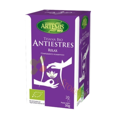 АРТЕМИС БИО ЧАЙ АНТИСТРЕС филтър 20 броя / ARTEMIS BIO TEA ANTISTRESS filter