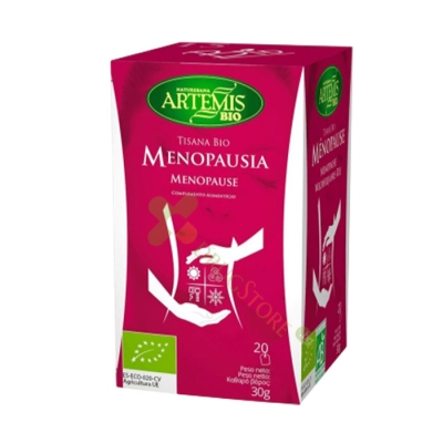АРТЕМИС БИО ЧАЙ МЕНОПАУЗА филтър 20 броя / ARTEMIS BIO TEA MENOPAUSE filter