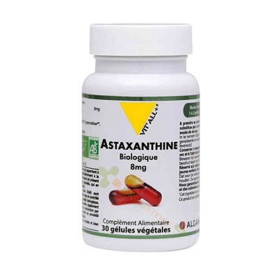 АСТАКСАНТИН капсули 8 мг 30 броя / VIT`ALL+ ASTAXANTHIN 