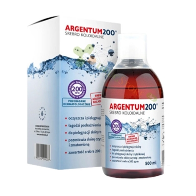 АУРА ХЕРБАЛС АРГЕНТУМ200 КОЛОИДНО СРЕБРО 200 ppm 500 мл / AURA HERBALS ARGENTUM200 COLOIDAL SILVER 200 pm