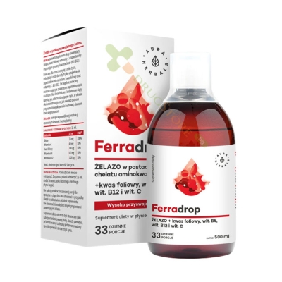 АУРА ХЕРБАЛС ФЕРАДРОП разтвор 500 мл / AURA HERBALS FERRADROP solution