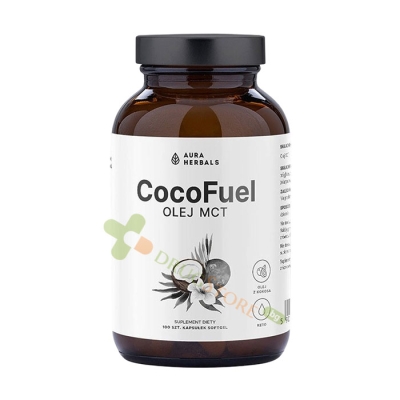 АУРА ХЕРБАЛС МСТ МАСЛО ОТ КОКОС капсули 100 броя / AURA HERBALS COCONUT MCT OIL