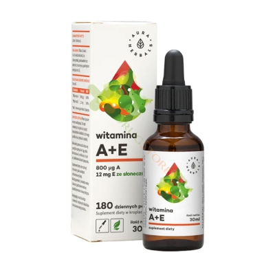 АУРА ХЕРБАЛС ВИТАМИН A + E капки 30 мл / AURA HERBALS VITAMIN A + E drops