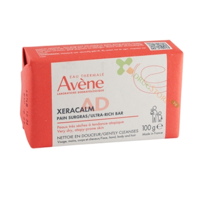 АВЕН КСЕРАКАЛМ A.D. СВРЪХОБОГАТЕН САПУН 100 г / AVENE XERACALM A.D. SOAP