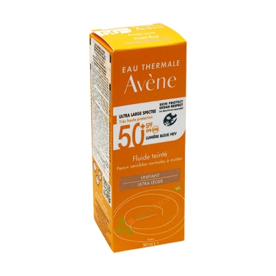 АВЕН СЛЪНЦЕЗАЩИТЕН ТОНИРАН ФЛУИД SPF 50+ 50 мл / AVENE SUN PROTECTION FLUID SPF 50 + 