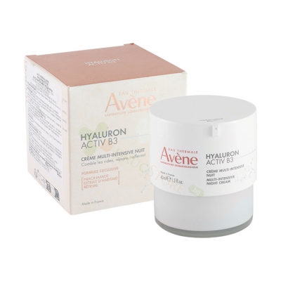 АВЕН ХИАЛУРОН АКТИВ B3 МУЛТИ-ИНТЕНЗИВЕН НОЩЕН КРЕМ 40 мл / AVENE HYALURON ACTIV B3 MULTI-INTENSIVE NIGHT CREAM