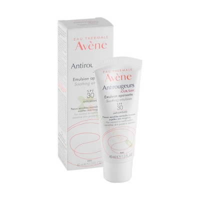 АВЕН УСПОКОЯВАЩА ЕМУЛСИЯ С SPF30 40 мл /  AVENE ANTIROUGEURS DAY SOOTHING EMULSION SPF 30