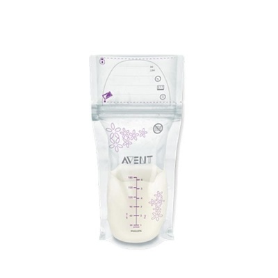 ТОРБИЧКИ ЗА СЪХРАНЕНИЕ НА КЪРМА 25 броя / AVENT BREAST MILK STORAGE BAGS