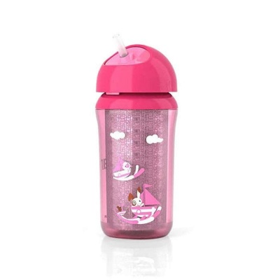 ТЕРМО ЧАША СЪС СЛАМКА 12+ месеца 260 мл. / AVENT INSULATED CUP WITH STRAW 12+