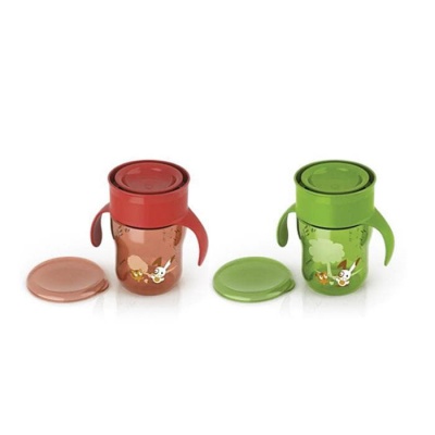 ПРЕХОДНА ЧАША С ДРЪЖКИ 12+ месеца 260 мл. / AVENT NATURAL CUP 12+