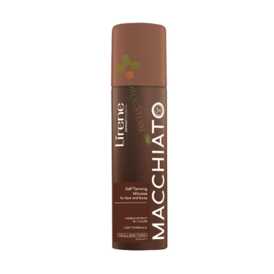 АВТОБРОНЗАНТ МУС ПЯНА ЗА ЛИЦЕ И ТЯЛО МАКИАТО 150 мл / LIRENE SELF-TANNING MOUSSE FOR FACE & BODY 