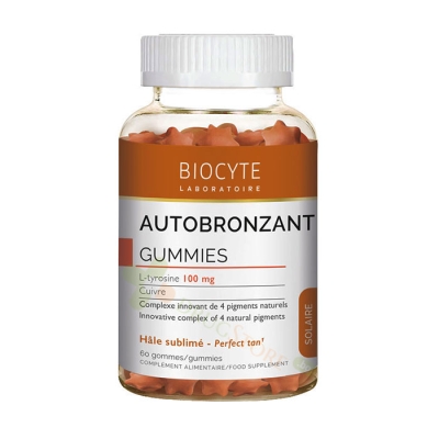 АВТОБРОНЗАНТ желирани бонбони 60 броя / BIOCYTE AUTOBRONZANT gummies 