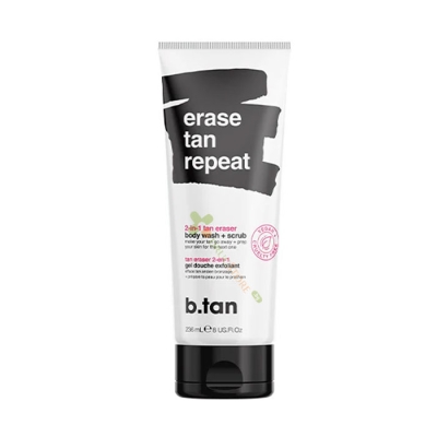 ДУШ ГЕЛ И ПИЛИНГ ЗА ПРЕМАХВАНЕ НА ТЕН ERASE TAN REPEAT 237 мл / B.TAN ERASE TAN REPEAT 2 IN 1 TAN ERASER BODY WASH + SCRUB