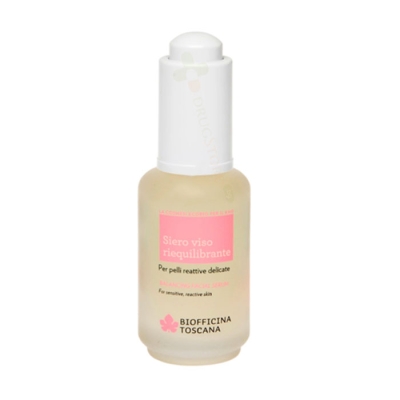 БАЛАНСИРАЩ СЕРУМ ЗА ЛИЦЕ ЗА ЧУВСТВИТЕЛНА КОЖА 30 мл / BIOFFICINA TOSCANA BALANCING FACIAL SERUM FOR SENSITIVE, REACTIVE SKIN 
